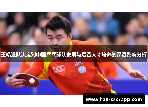 王皓退队决定对中国乒乓球队发展与后备人才培养的深远影响分析 王皓退队决定对中国乒乓球队发展与后备人才培养的深远影响分析